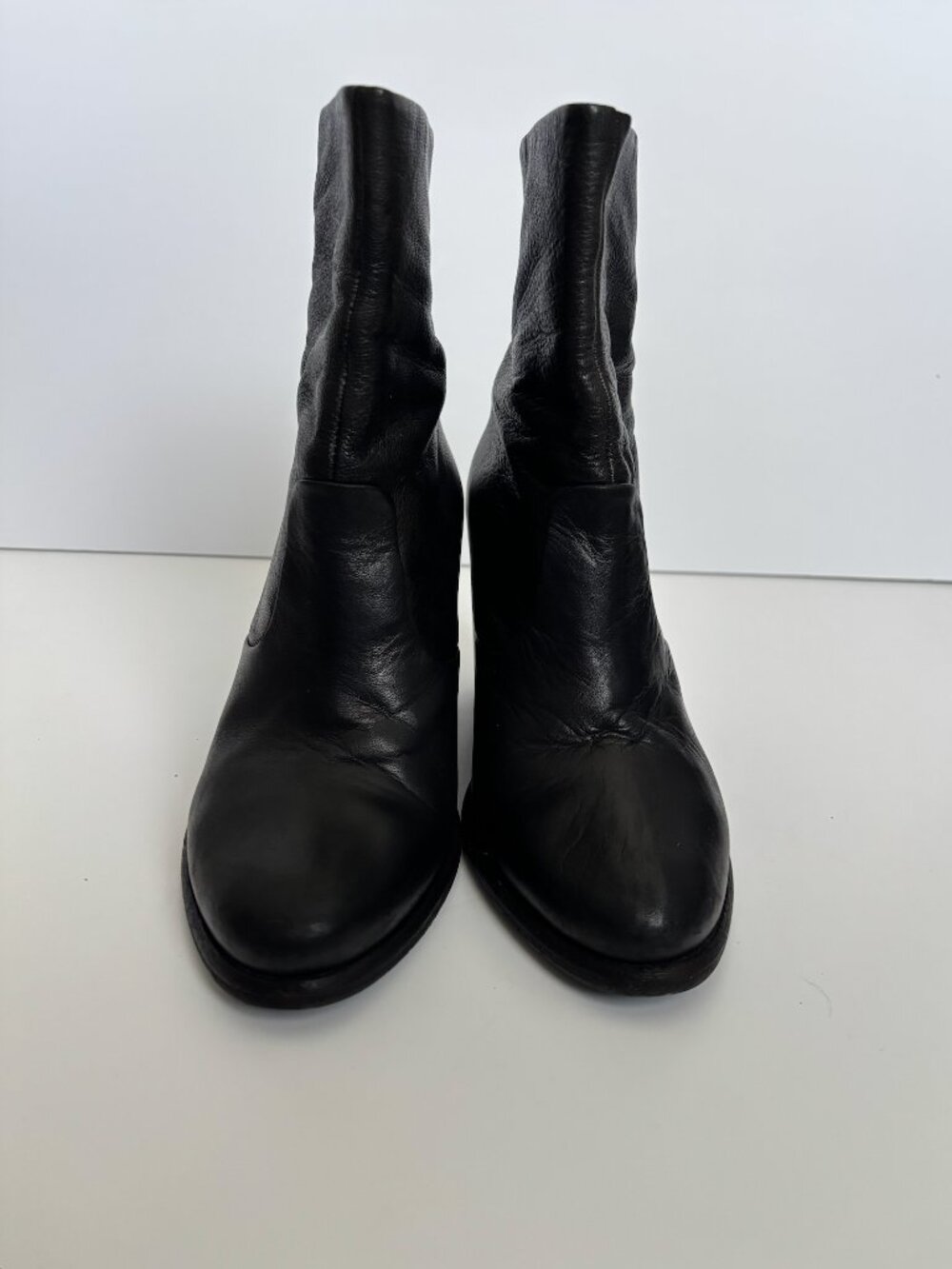 AllSaints Ankle Boots Leather Black Size 40